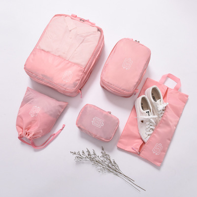 Hot Fashion 5pcs Travel Packing Cubes With Shoe Bag