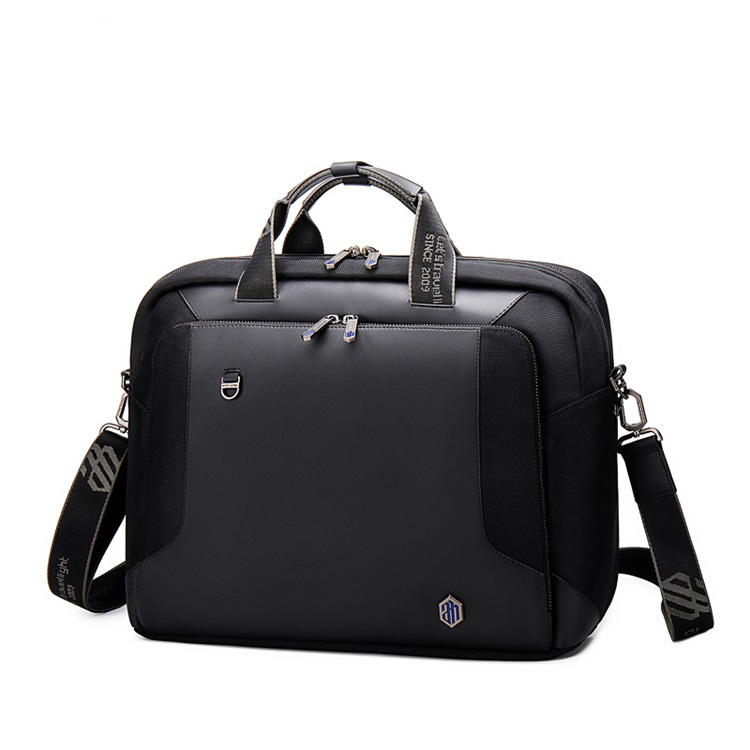 Qetesh 2021 Fashion Business Male Office Briefcase Luxury Oxford Cloth Laptop Bags