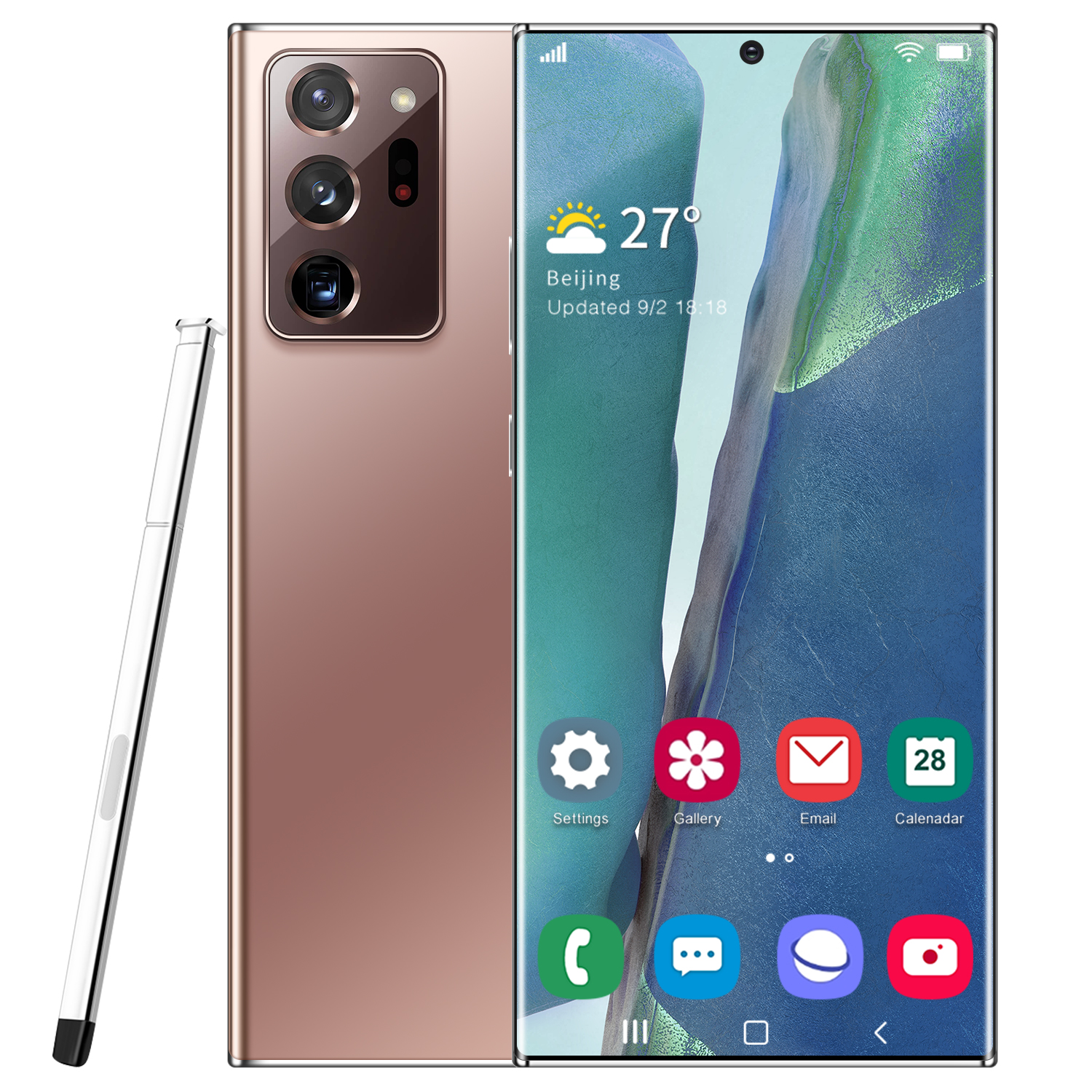 Смартфон с перфорированной камерой note20u +, 6,9 дюйма, HD +, 1440*3088, 5G, 12 + 512 ГБ, 18 + 48 МП, 5000 мА · ч, Android 10,0, 5g