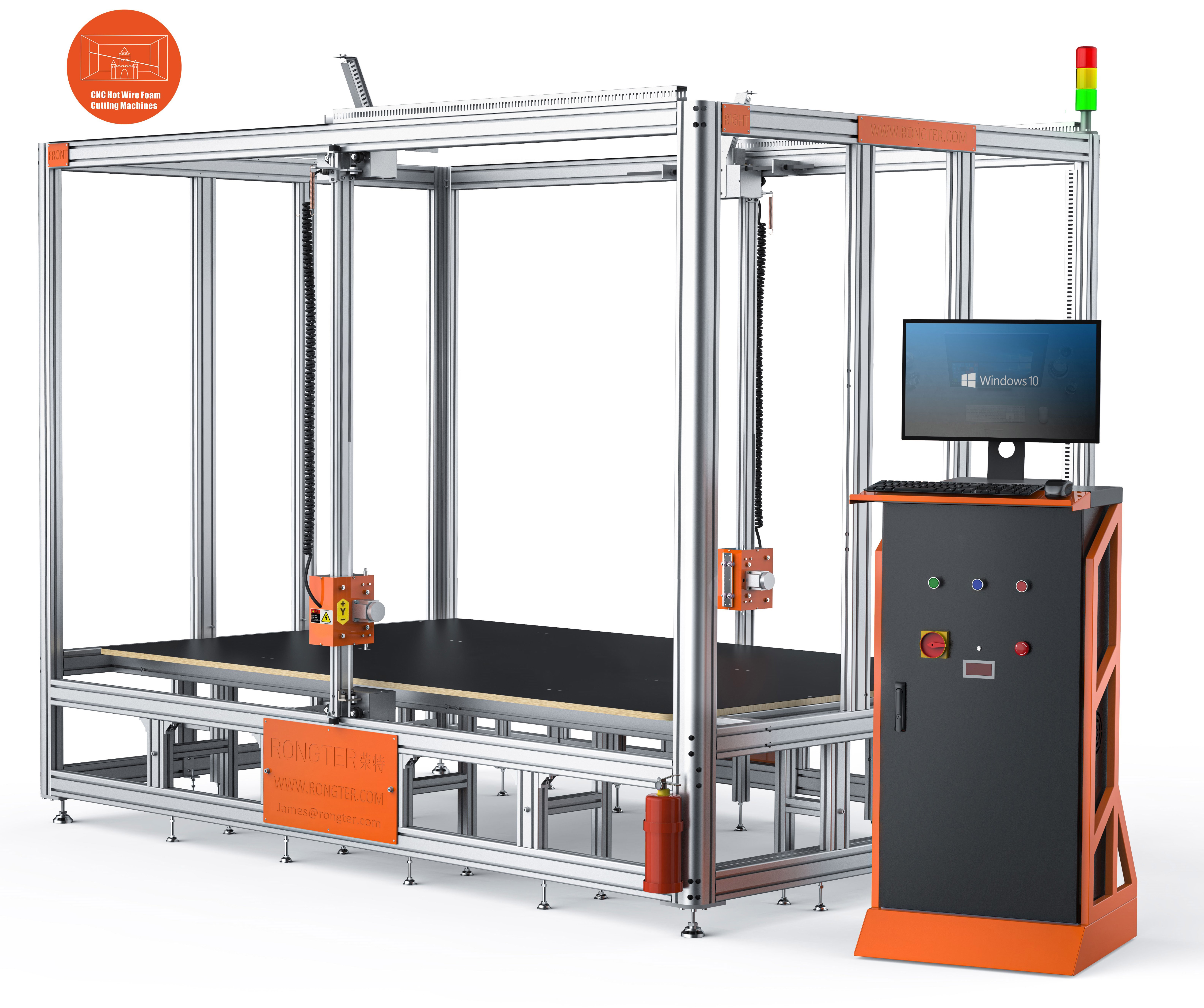 RongTer F3 Frame Type CNC Foam Cutting Machine for EPS EPE EPO EPP XPS