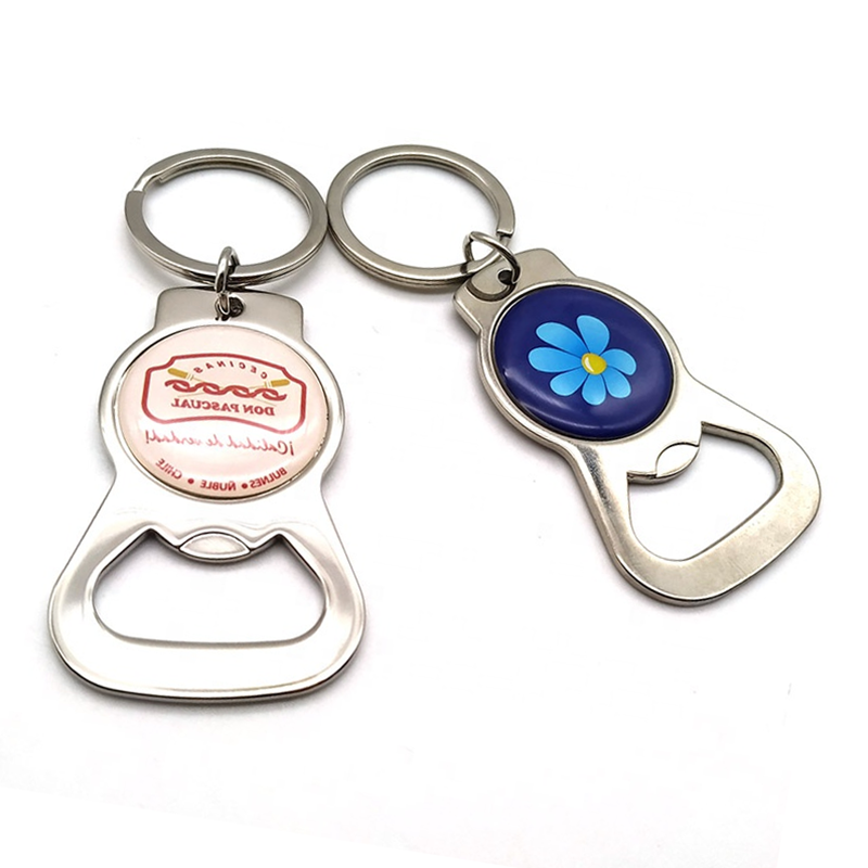 Zinc Alloy Custom Metal Keyring Personalised Bottle Opener Keychain Keyring Bottle Opener
