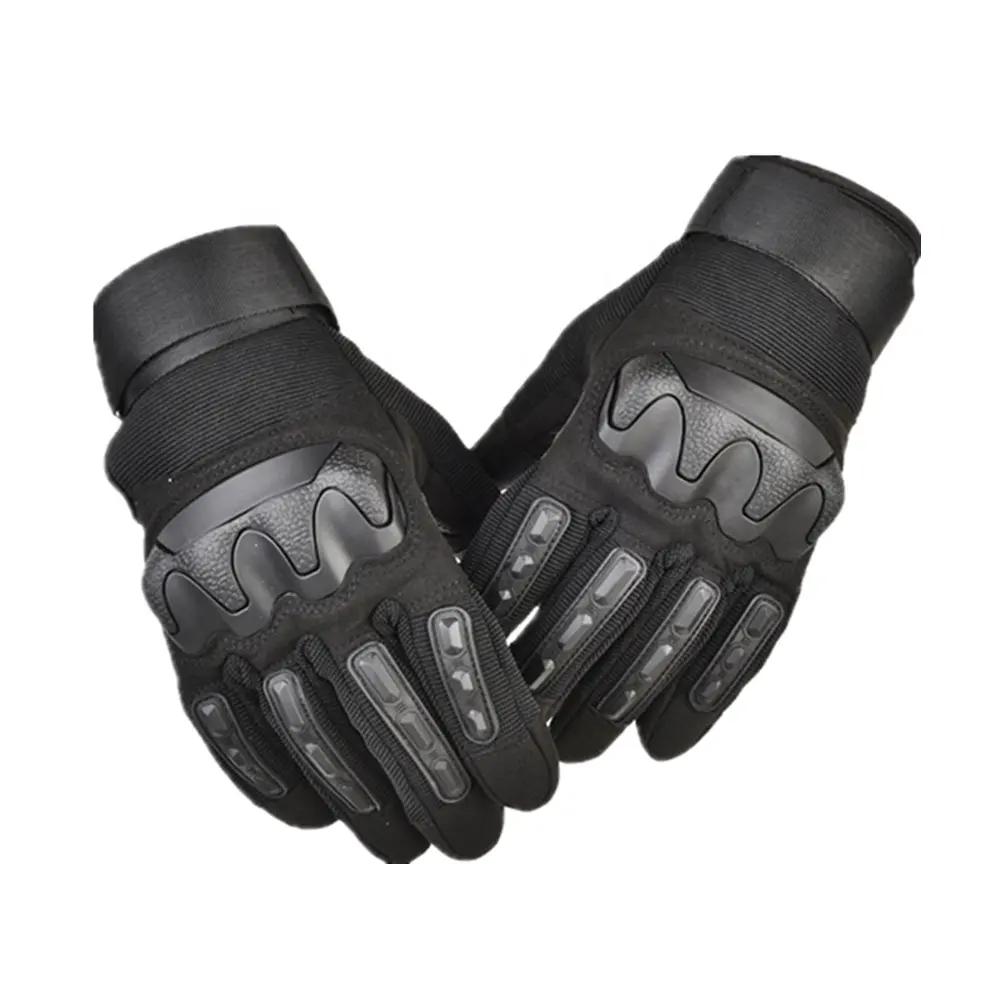 YAKEDA Custom full finger hard knuckle Outdoor Sports Training Motorcycle Cycling Tactical Gloves