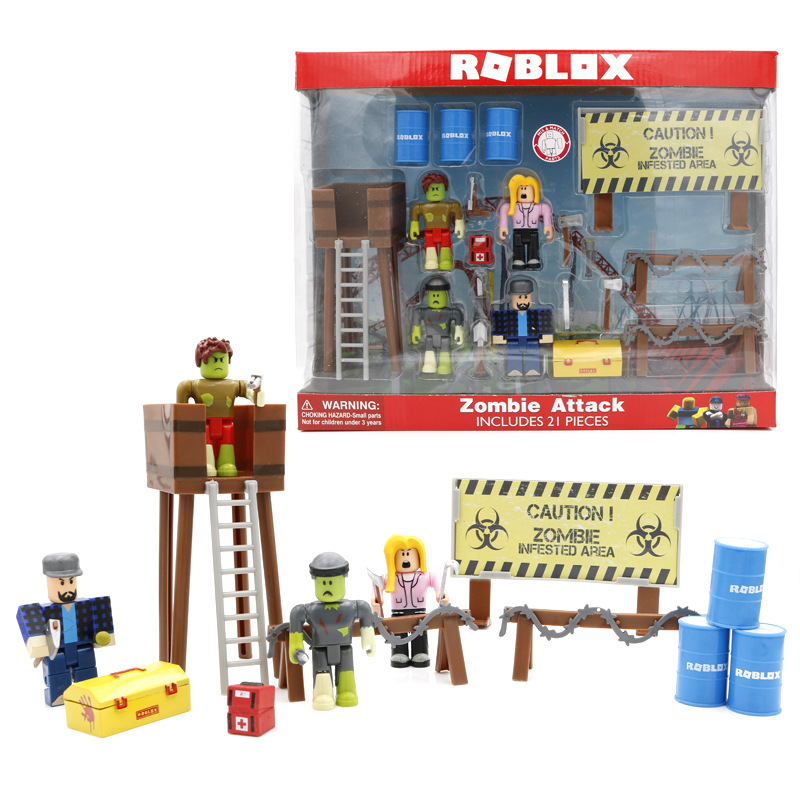 HWF 100151 Amazon горячая Распродажа виртуальный мир полный набор Robloxing фигурки строительные блоки куклы Robloxing экшн-фигурки модели игрушки