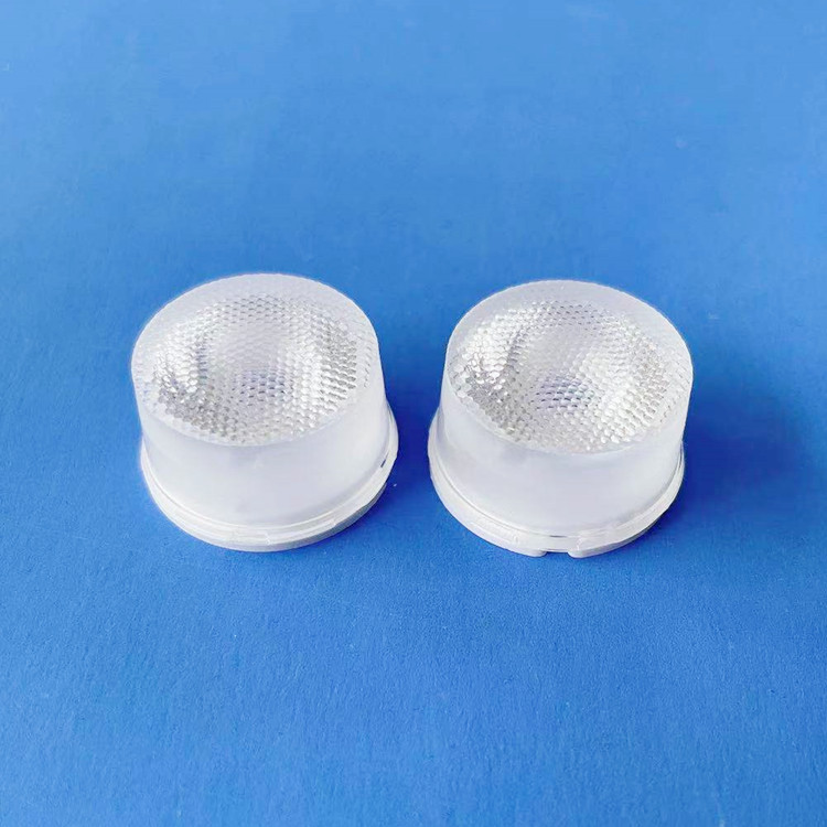 Optical grade PMMA 22mm 45 degree led collimator 3535 XPE waterproof lens with tape