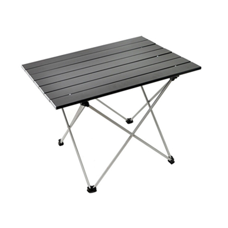 Outing Mate Hot Products Aluminum Height Adjustable folding table, Roll-up Portable camping table