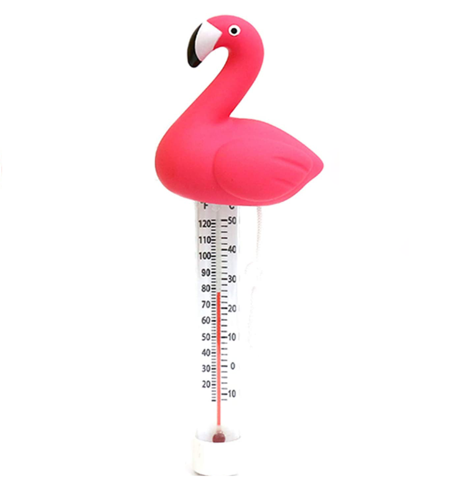 Плавающий термометр BONNY Flamingo для бассейна