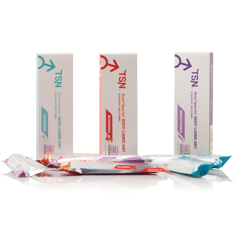 Private Label TSN Disposable Super Smooth Hot Warming Ice Cooling Cold Anal Personal Lubricant Gel