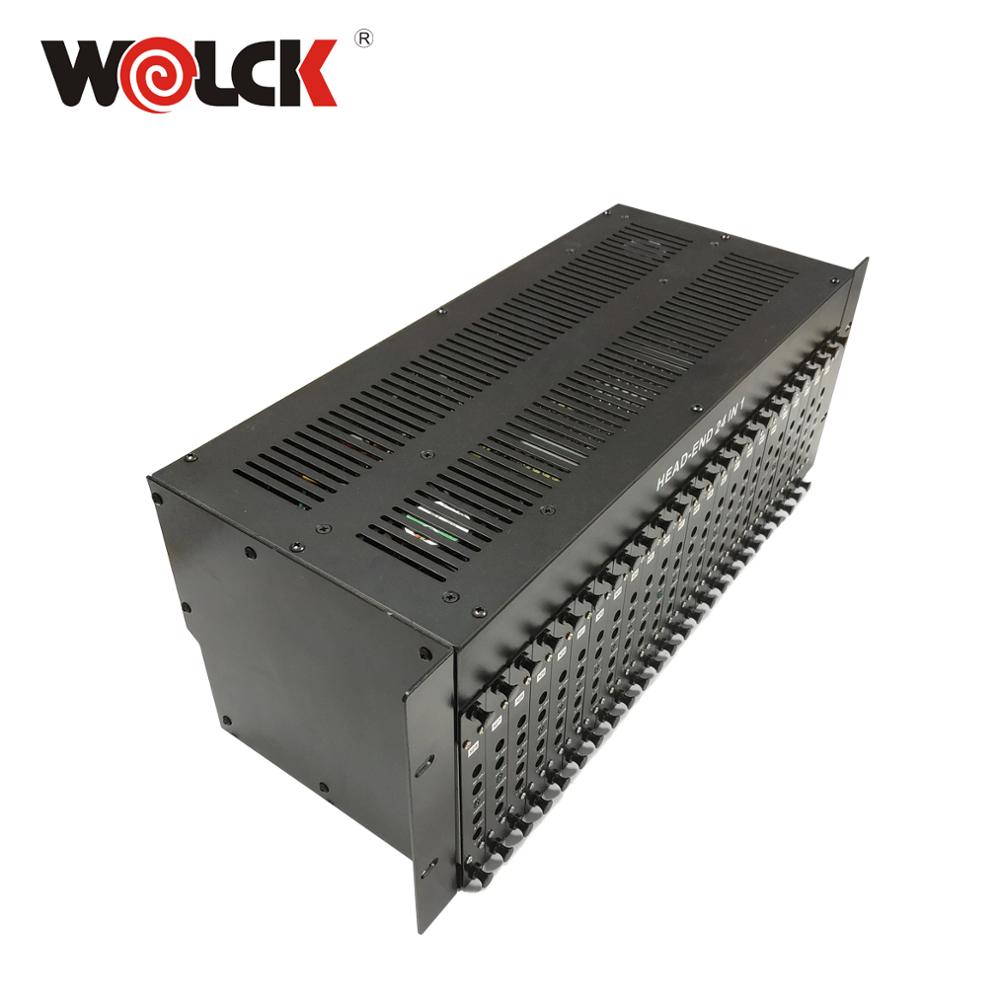 ТВ headend 47 ~ 860 МГц радиочастотный модулятор 16 каналов