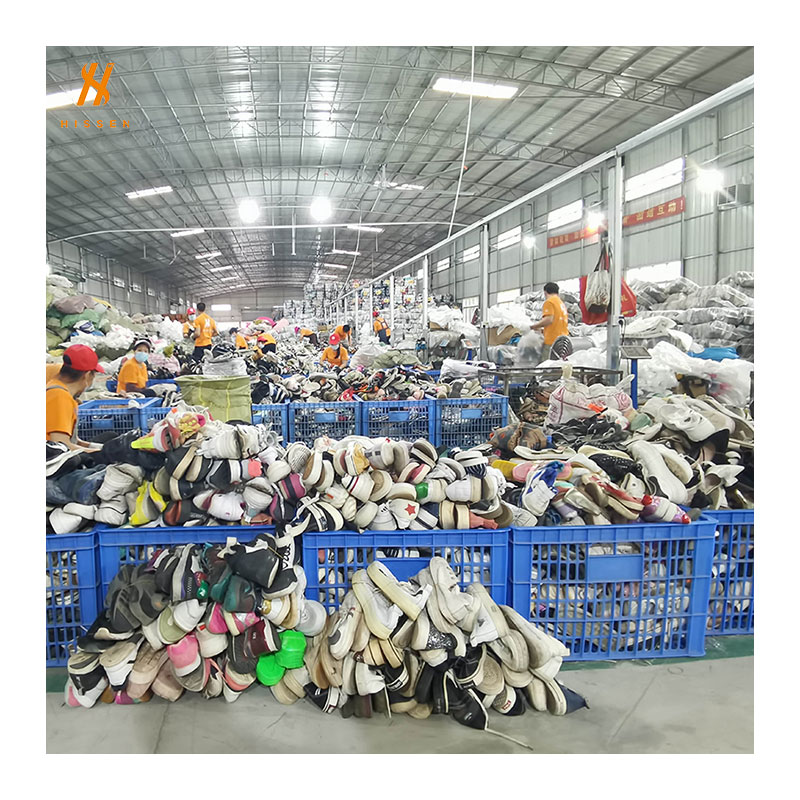 HISSEN Factory Wholesale 2nd Branded Original Football Second Hand Sport Running Shoes In Bales Men Used Basketball Shoes