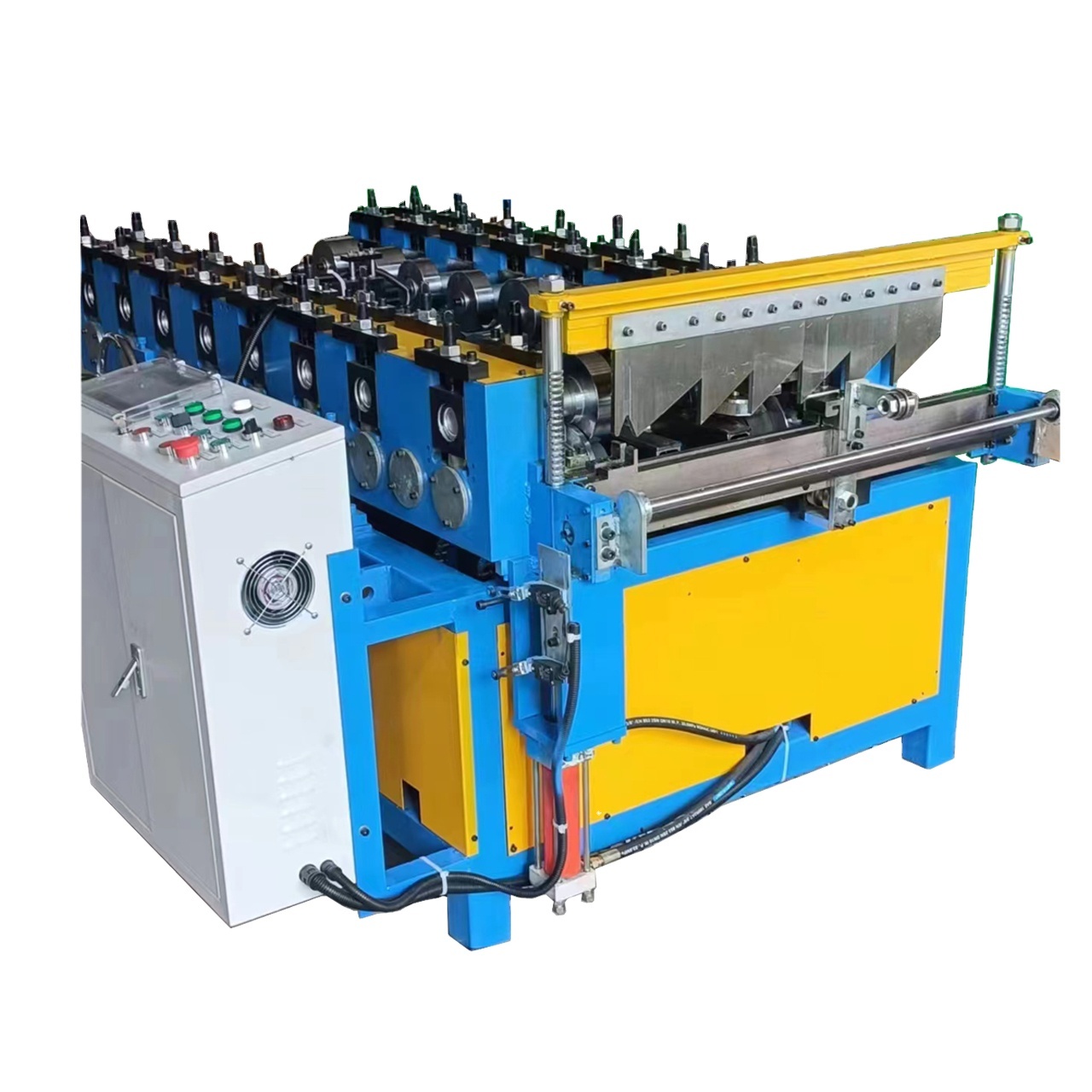 24 gauge onsite metal roofing roll forming machine used for residential and light commercial metal roofing jobs