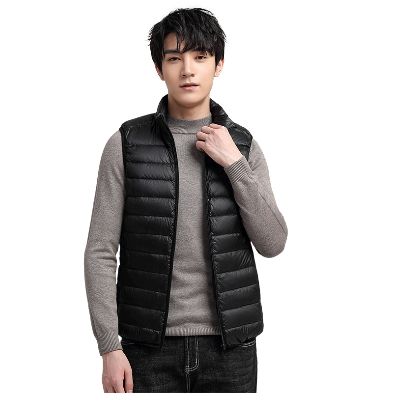 Wholesale 90% White Duck Lightweight Men Winter Waistcoat Warm Down Vest