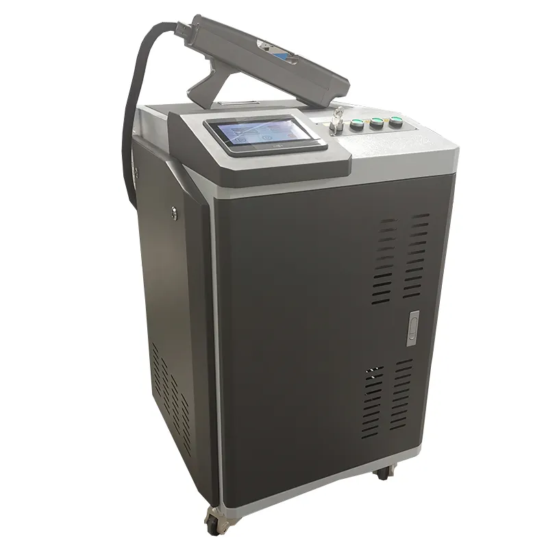 Laser cleaner 1000w Cleaning laser rust removal machine 50w 100w 500w with water chiller