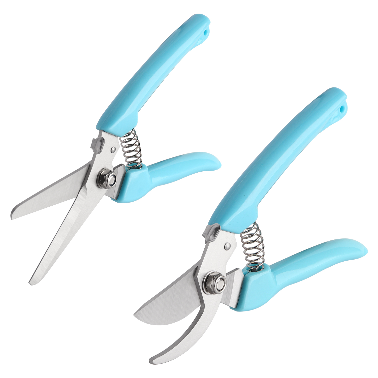 Specializing in manufacturing small garden blue pruning shears and high-quality flower scissors