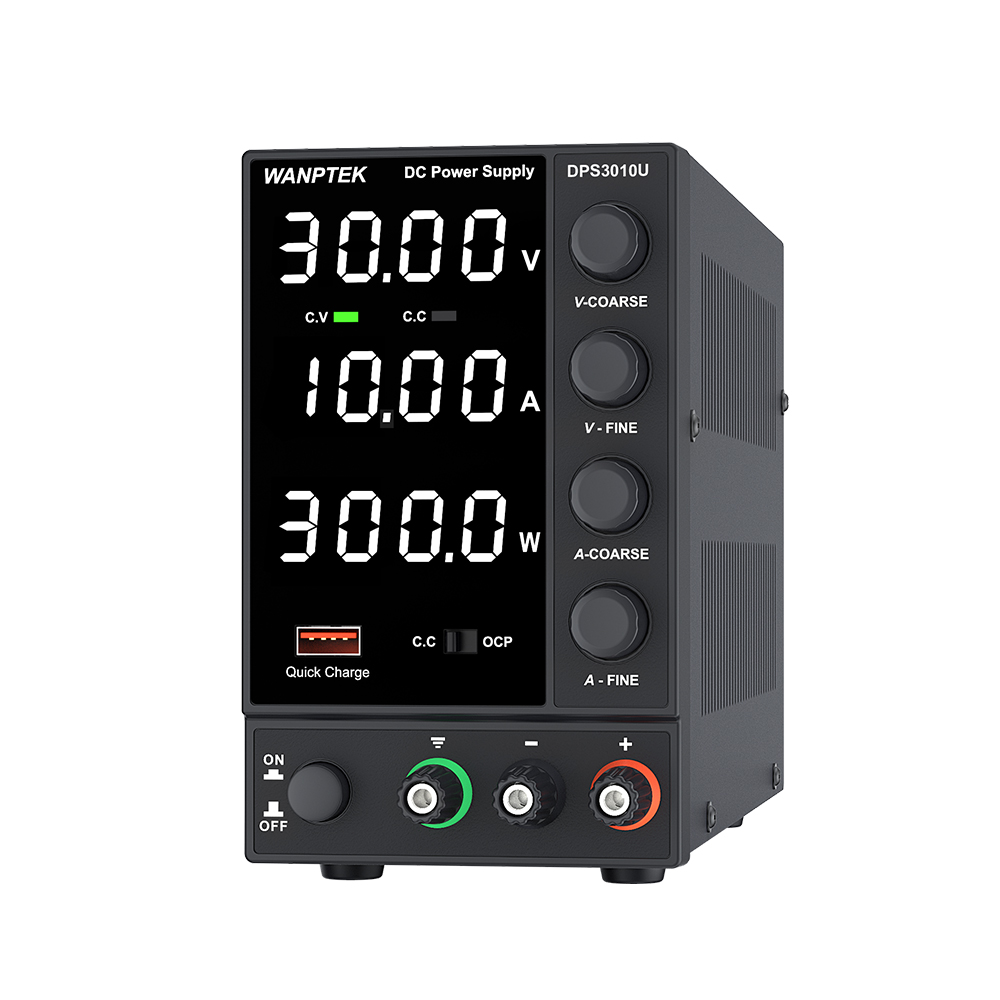 DPS3010U настольный источник питания Высокоточный лабораторный импульсный источник питания постоянного тока 30 В 10 А 300 Вт Wanptek с одним выходом 0-30 В