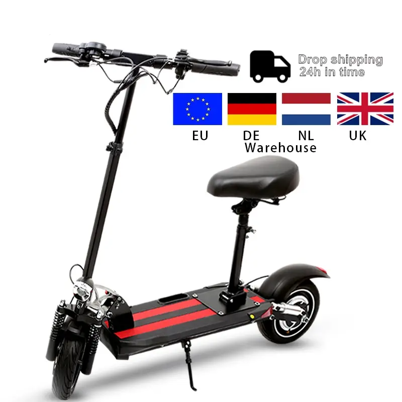 Factory Manufacturer EU UK US Stock scooter 10 inch 500w Motor 45km/h Long Range foldable  electric scooter for adults scooters