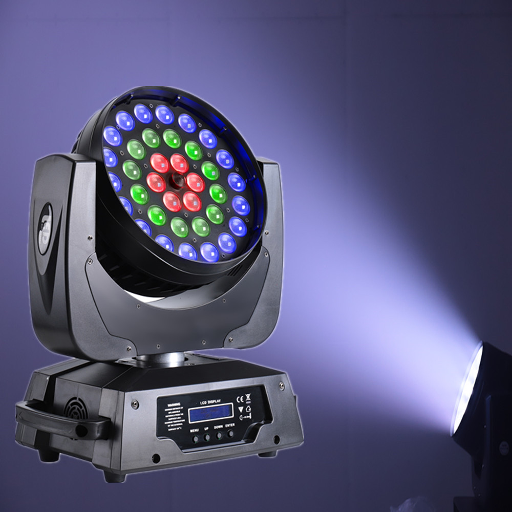 Горячая Распродажа dmx rgbw led 4 в 1 36 шт. 10 Вт светодиодный dmx512 сценическое освещение движущаяся головка светильник