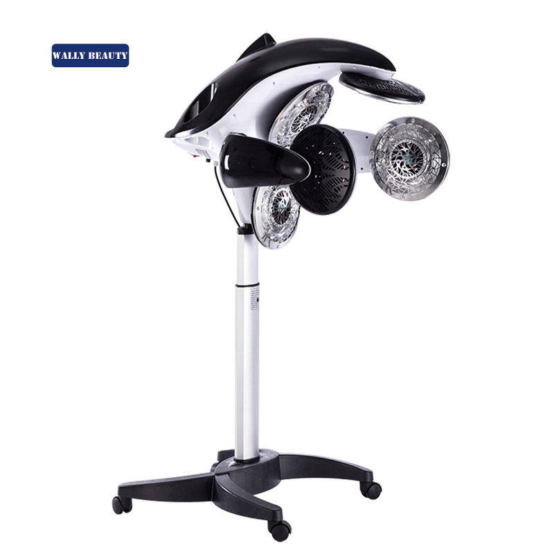 Wallybeauty professional hair dryer sit under styler salon machine standing leafless bonnet hair dryer