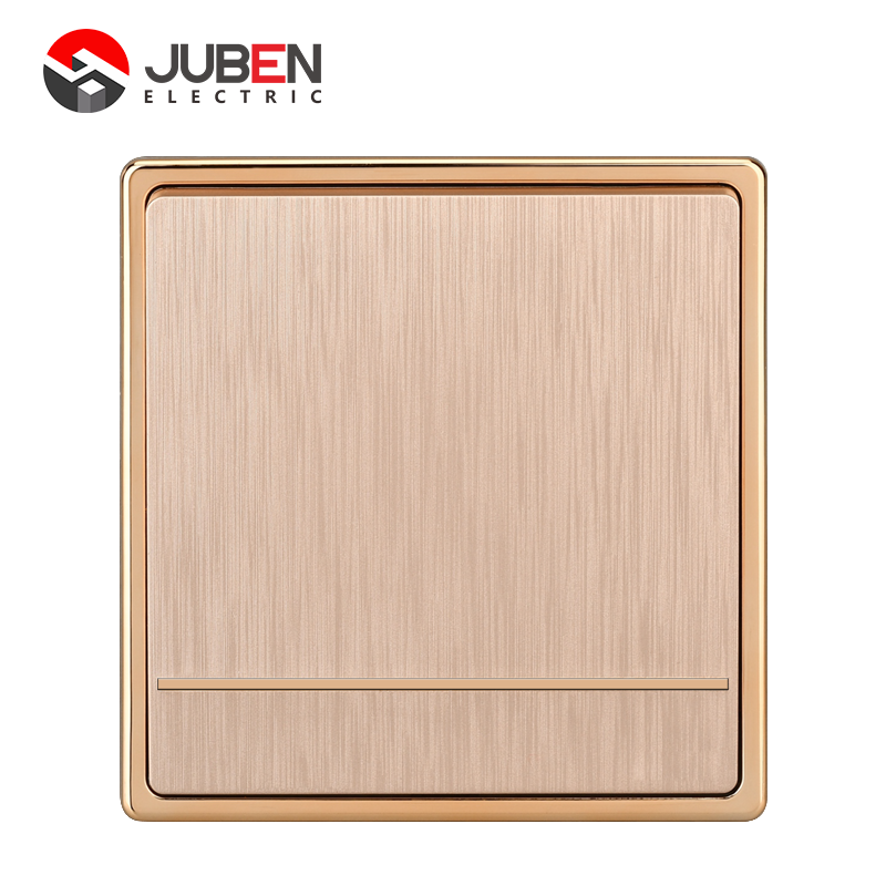 Wholesale home modern design wall switches 10AX 250V 1 gang 1 way wall switch