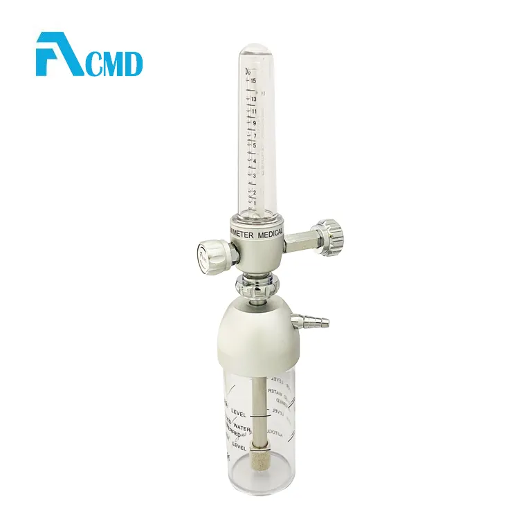 Fast delivery Medical Suction Oxygen Regulator With Flowmeter And Humidifier Bottle
