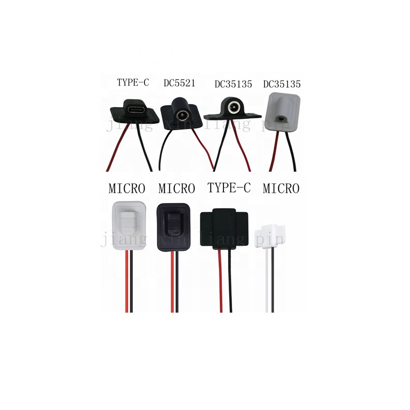 Dc5.5 * 2,1 Dc3.5 * 1,35 Type-c микро электрический нагревательный продукт аксессуары швейный Женский Разъем