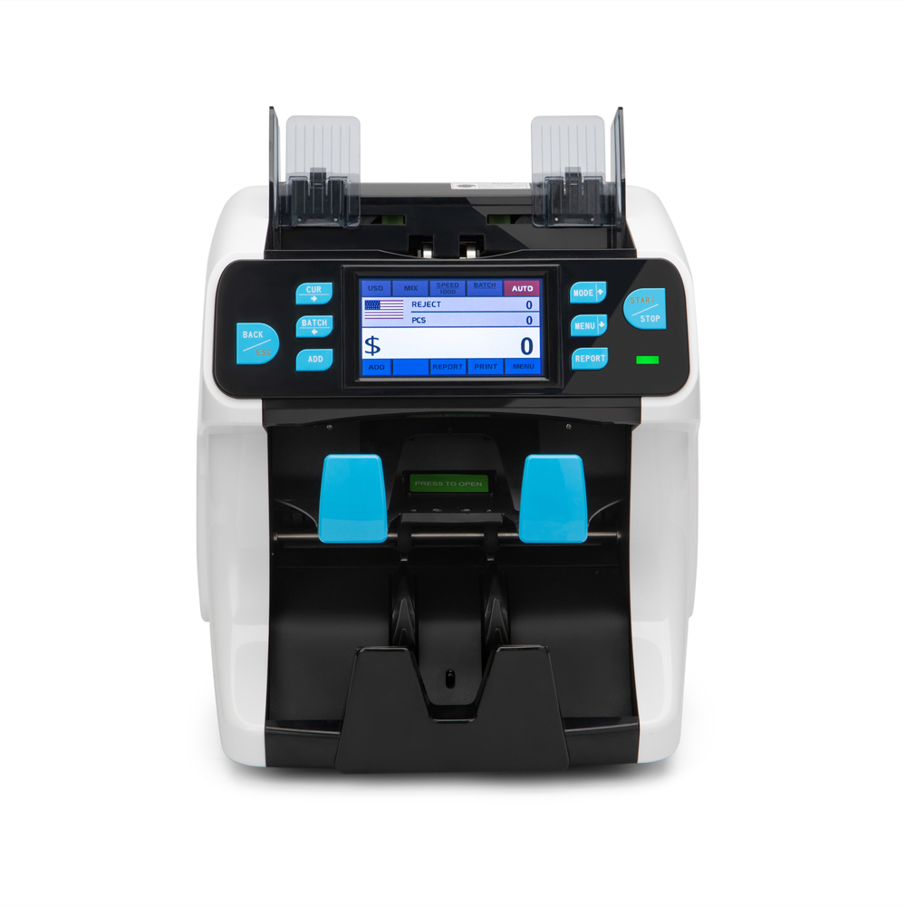 NUMEN SH-208C Professional Banknote Counter Money Counting Machine Multi Currency