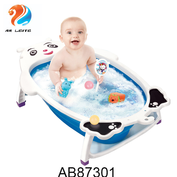 Новый дизайн дешевая цена pp материал портативный детский шампунь Ванна bebe Складная для продажи с игрушками