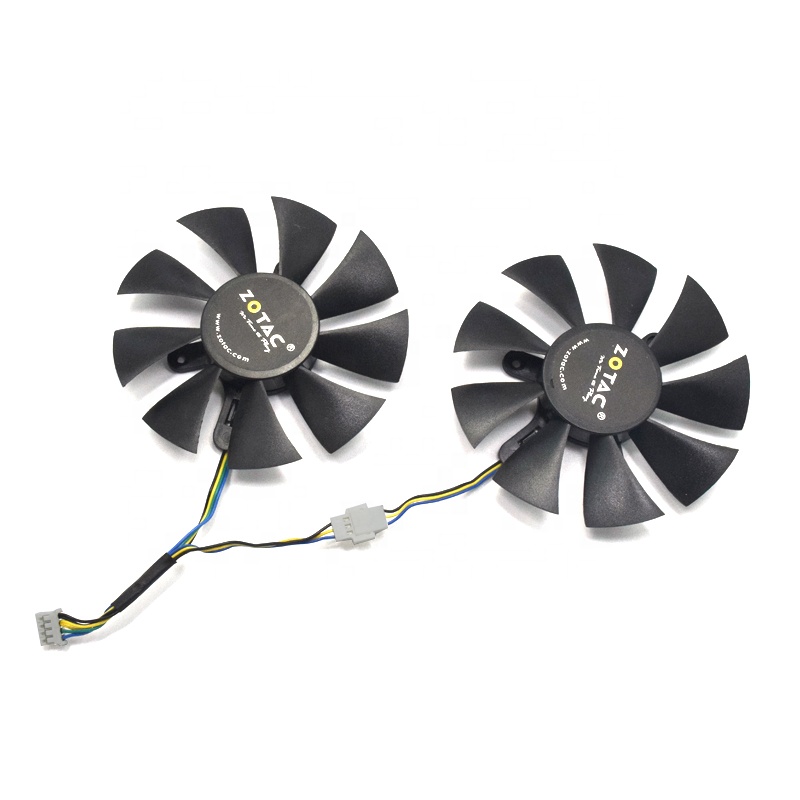Кулер для видеокарты ZOTAC GTX 1060 AMP, кулер для охлаждения графического процессора (с монтажными отверстиями 42x42x42 мм)