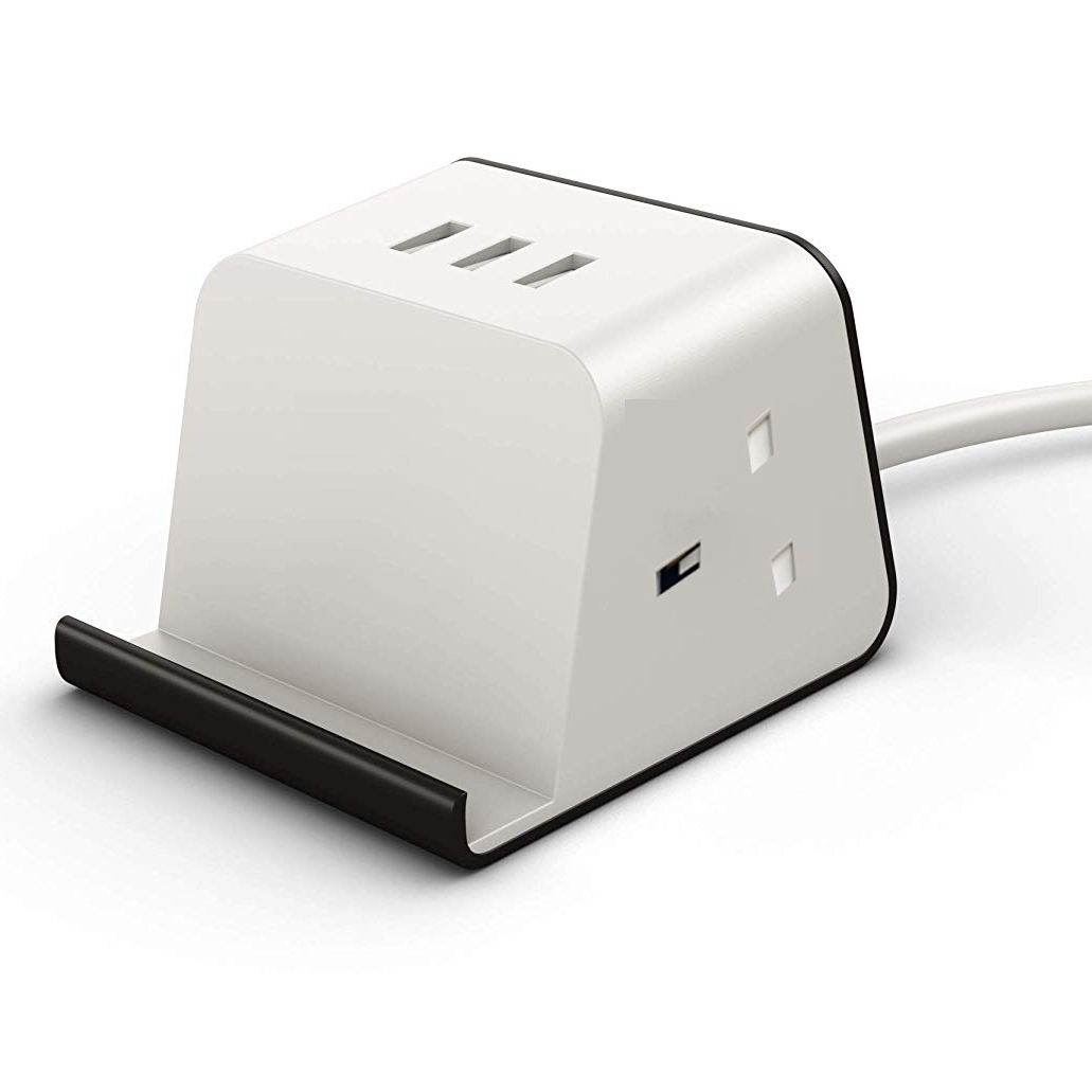 2 варианта от перенапряжения переменного тока с 3 портами Usb (5V/3.0A) куб свинцовый шнур-удлинитель Uk Разъем питания с 1,5 м удлинители