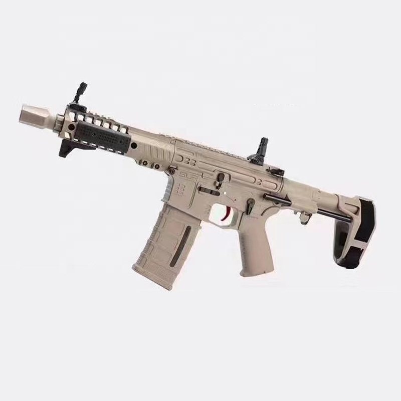 Нейлоновая Штурмовая винтовка SLR, металлическое снаряжение, Электрический брызговик, гелевый бластер с водяными бусинами, гелевые пули, игрушечный пистолет для активного отдыха