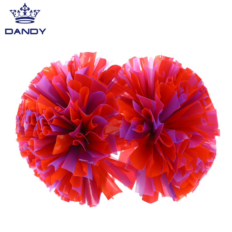 Custom Color Double Heads Girls Cheerleading Pom Poms For Cheer