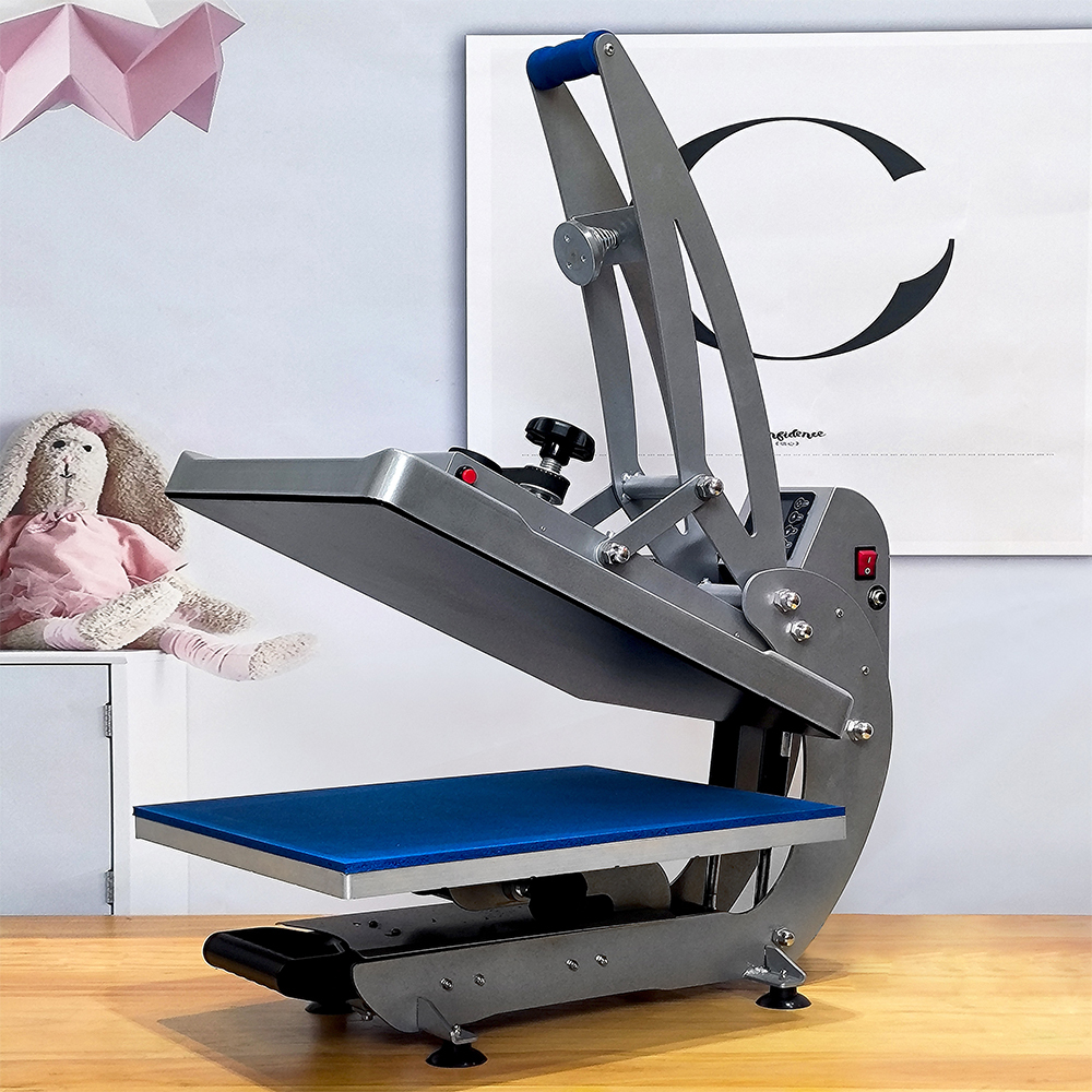 16x20 Air Shock Slide Drawer Semi Auto Open Sublimation T shirt Transfer Printing Heat Press Machine