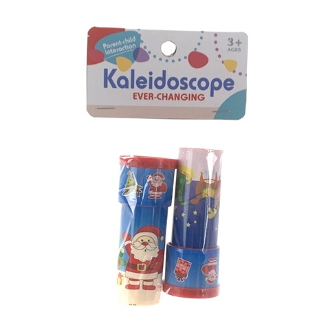 kids Christmas party toys 2021 kaleidoscope glasses mini kaleidoscope tube toy