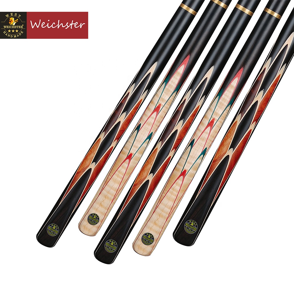 Weichster высокое качество ручной работы 24 Сращенные африканские эбеновые Снукер Cue Stick