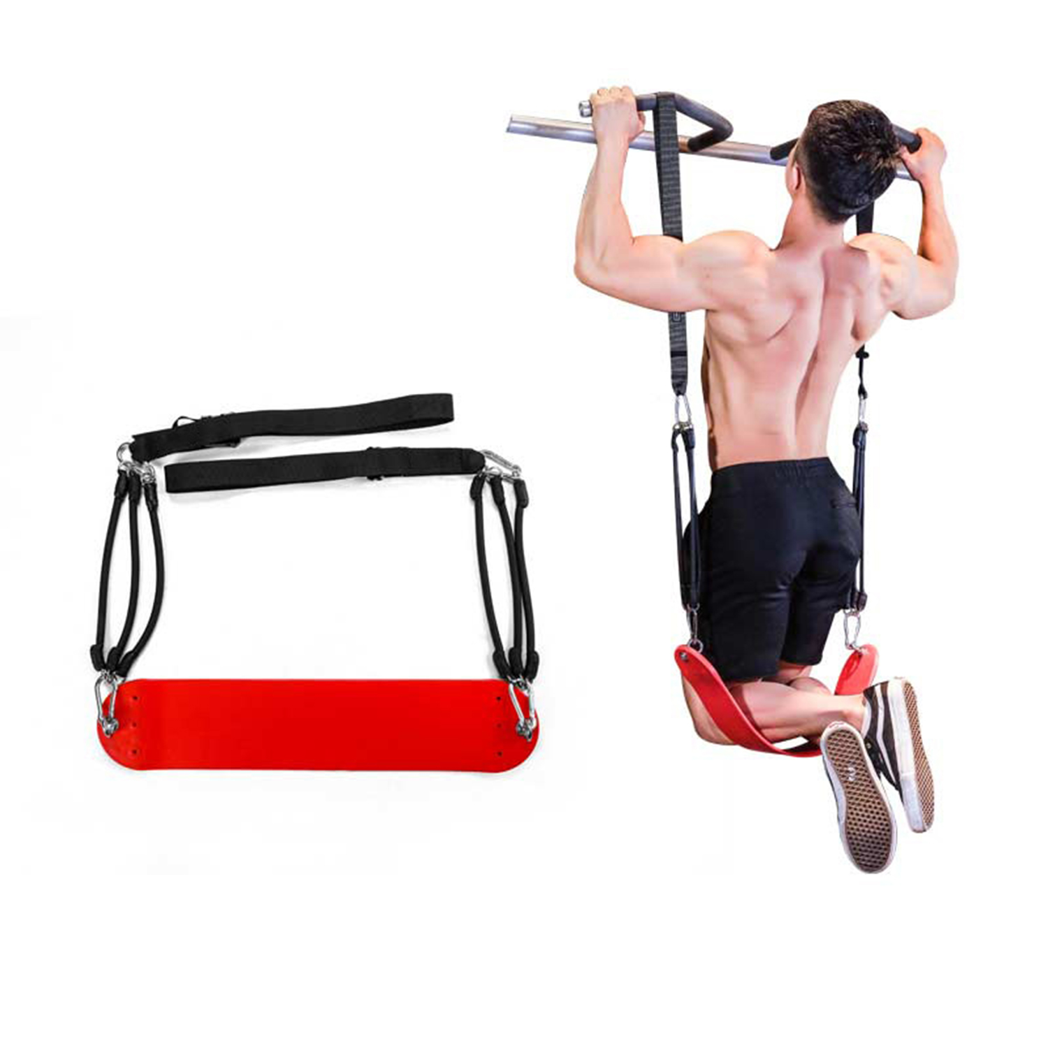 FDFIT Pull-up Support Band Horizontal Bar Elastic Tape Fitness Strength Training Power Belt Auxiliary Equipment