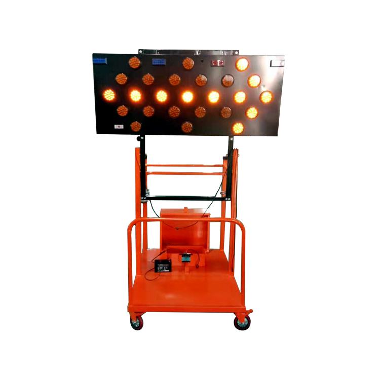 Portable Boards Amber Construction 25 Lamps Vehicle Truck Mounted Guide Led Traffic Arrow Board Sign