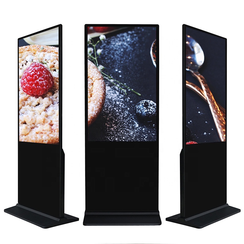 Ftyview тонкий напольный стенд Android lcd сенсорный экран медиаплеер рекламное оборудование lcd рекламный дисплей