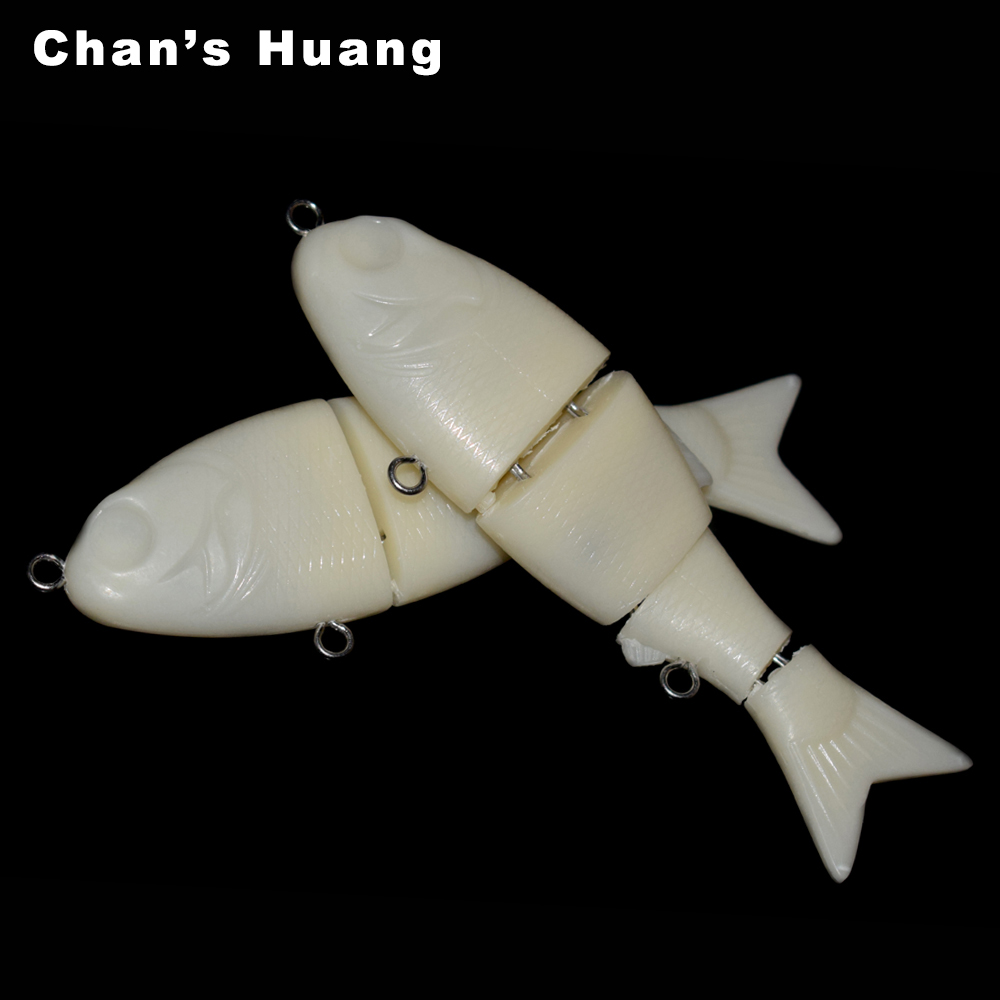 Неокрашенная шарнирная рыболовная приманка Chan's Huang, 4,7 дюйма, 27,5 г, качественные рыболовные приманки, гибкие Плавающие жесткие приманки в форме гольяна, заготовки, снасти для рукоделия