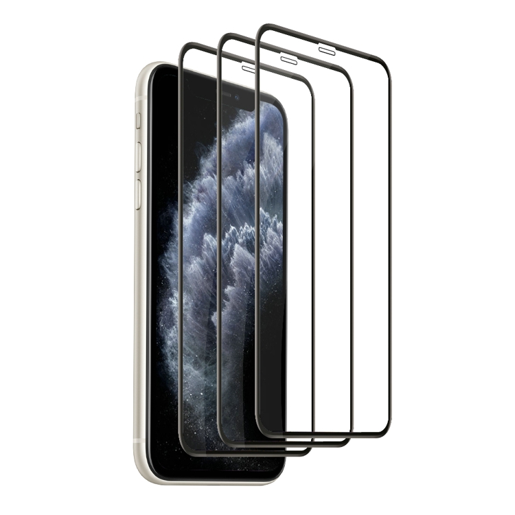 Полное покрытие маслостойкое 9h 3d 0,33 мм защита экрана закаленное стекло для iPhone 11/11 Pro/11 Pro Max