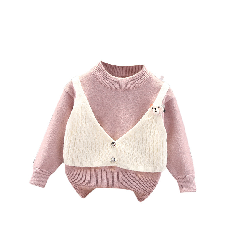 2020 toddler girl winter clothing sweater