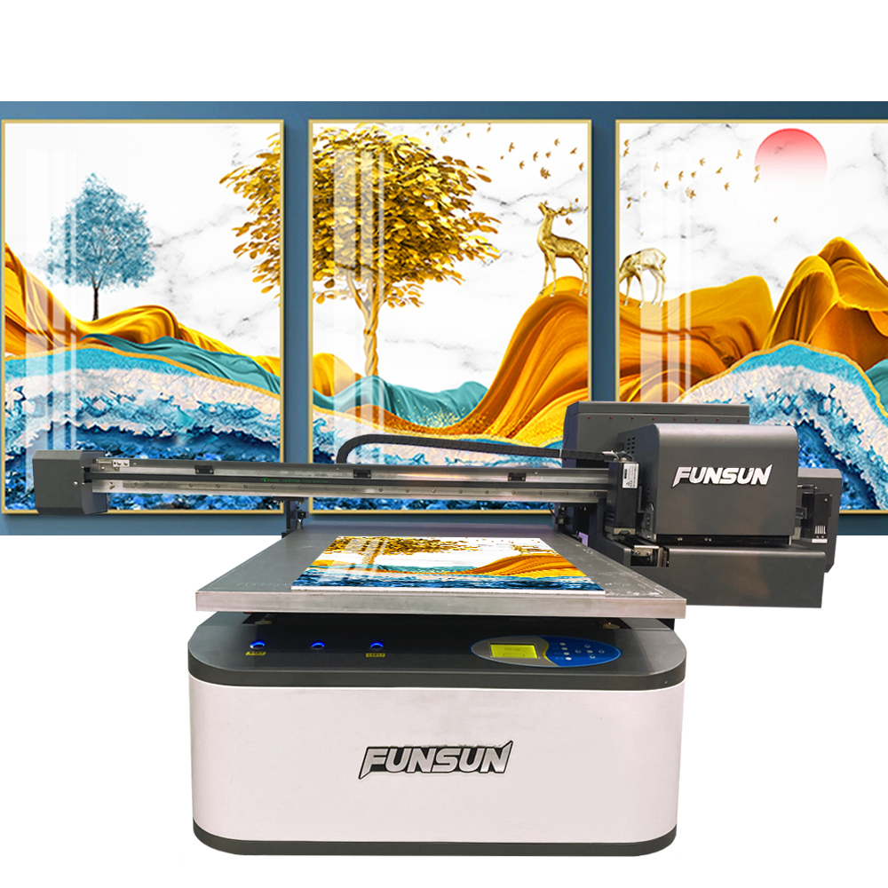 Funsun A1 УФ планшетный чехол для телефона размер печати 60*90 принтер