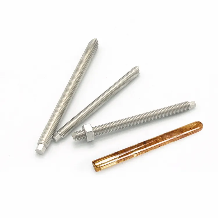 Stainless Bolts And Nuts Stainless Steel Metal Metric Nut And Full Threaded Chemical Bolt M5
