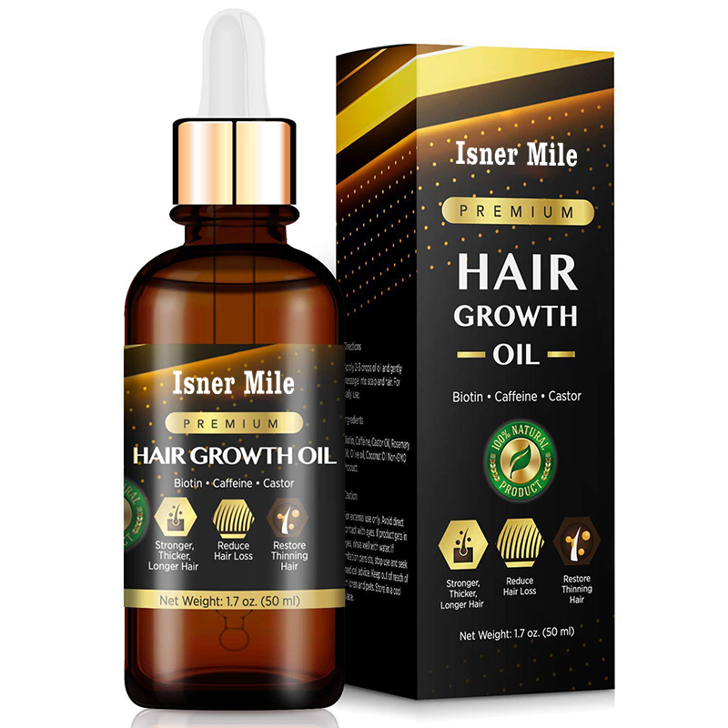Natural hair care thicker hair loss treatment biotin castor hair growth oil