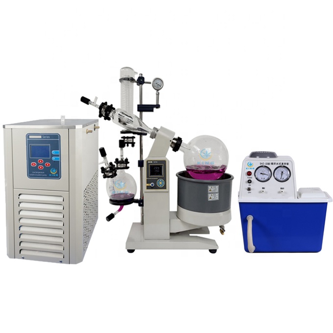 5L Rotary Evaporator with Chiller and Vacuum Pump