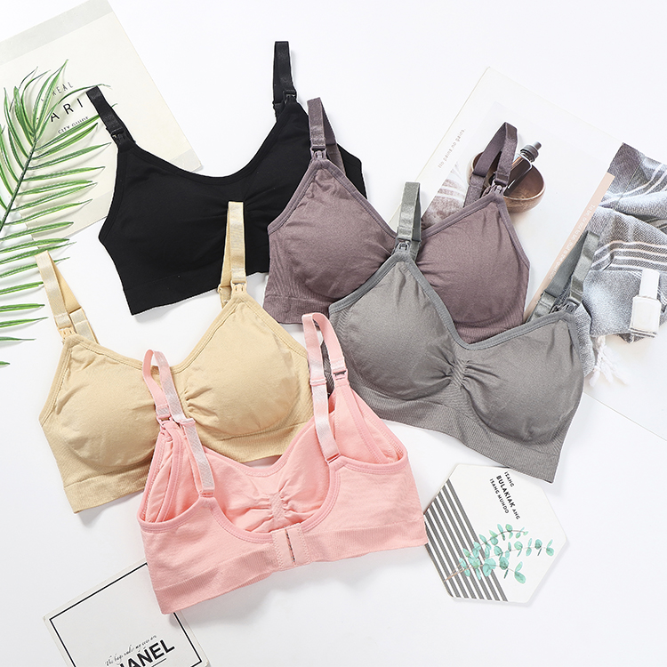 cotton seamless nursing bra maternity Wirefree Breastfeeding for women Pregnancy Breast Big Size Sleep