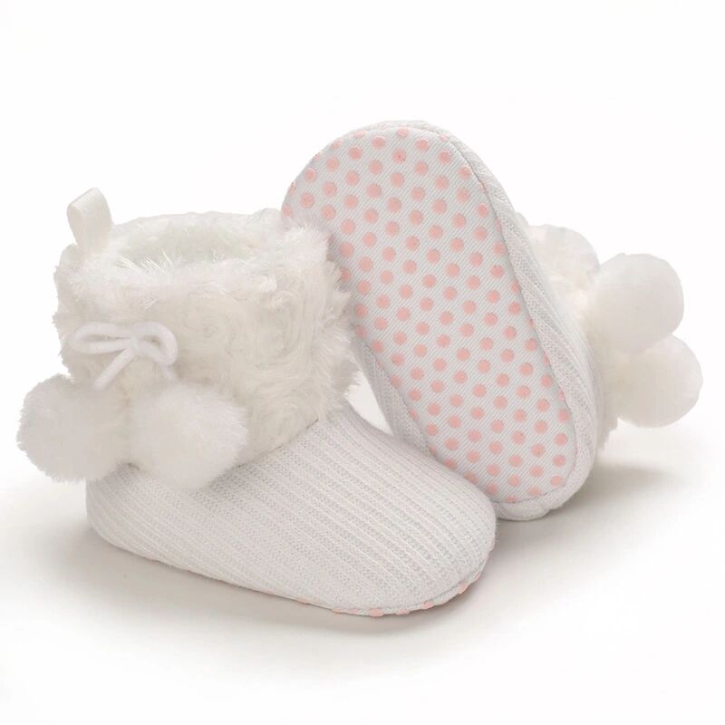 2021 New Arrivals Wholesale Winter Soft Breathable Cute Warm Girl Baby Boots
