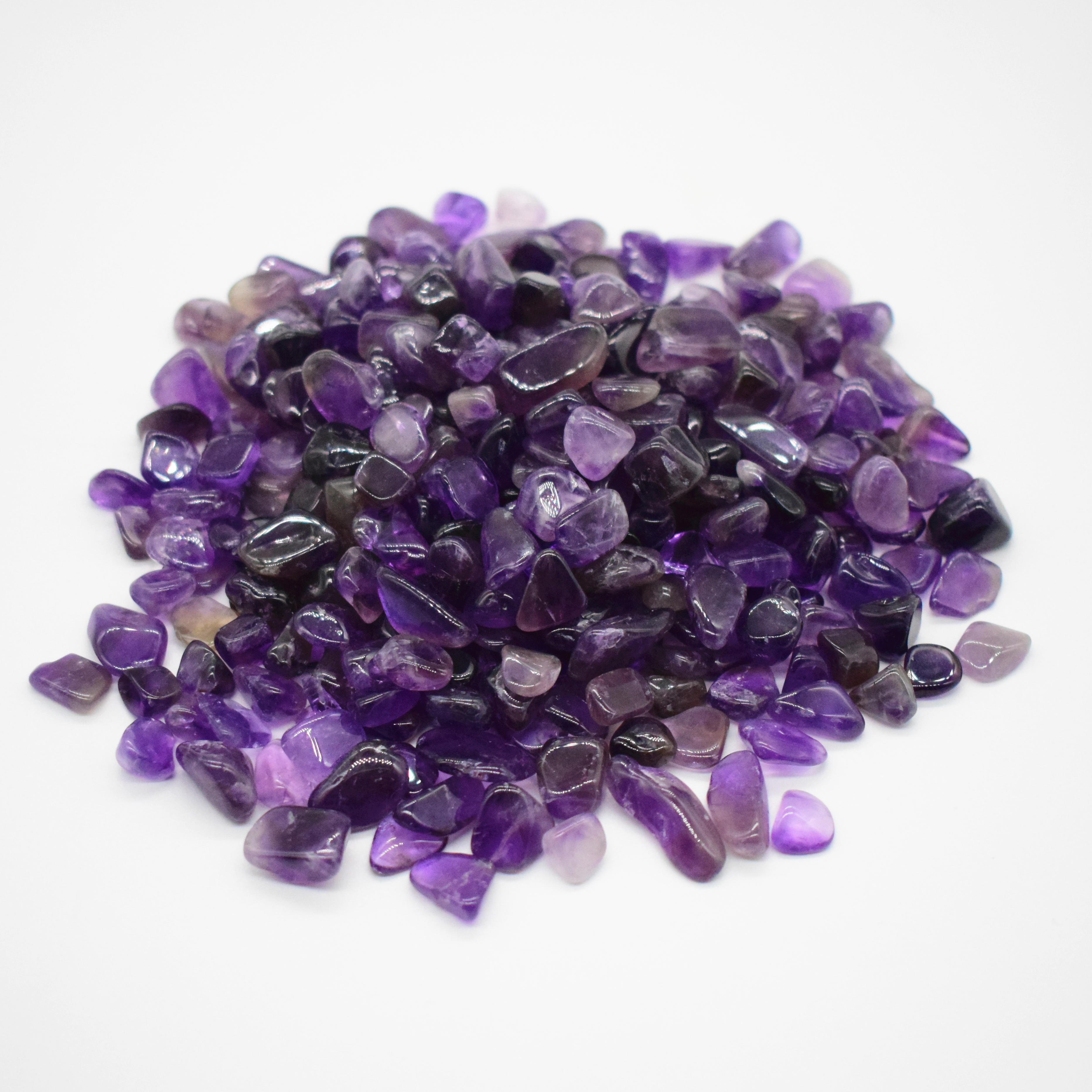 Bulk Wholesale Natural Crystal Tumbled Stone Amethyst Gravel For Decoration