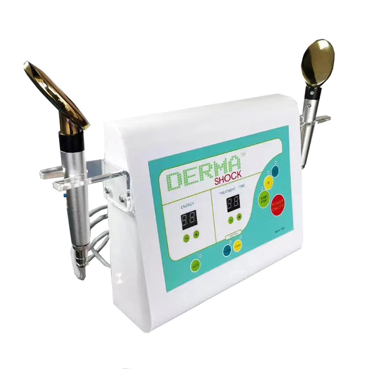 Горячая Распродажа, Золотая ложка Derma Shock для подтяжки кожи, гальваническая косметическая машина для лица