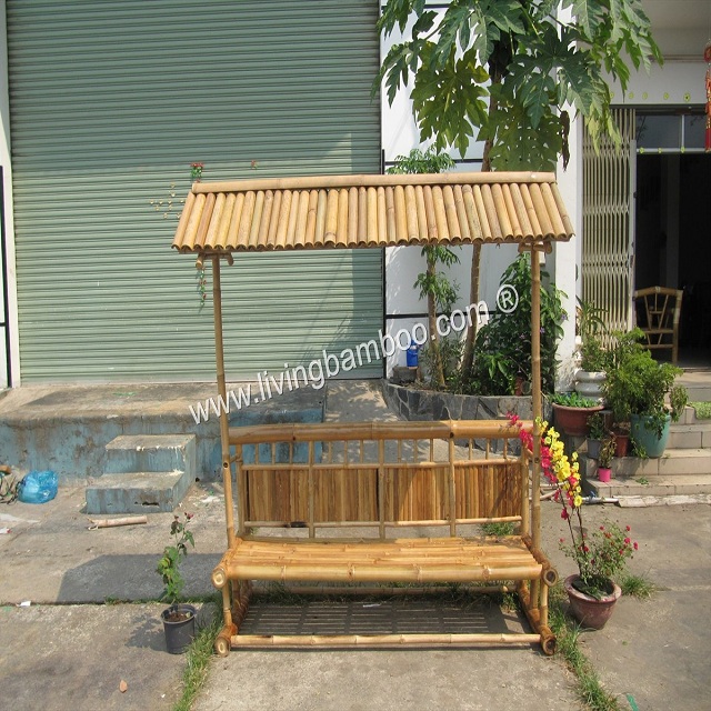 NHA TRANG бамбуковая скамья на крыше-бамбуковая скамья для сада