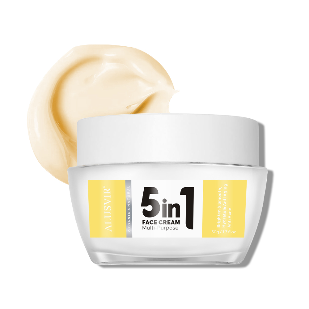 5 In 1 Face Cream Natural Skin Care 10% Hyaluronic Acid 30% Vitamin C 10% Pro xyline 5% Collagen Whitening Face Cream For Women