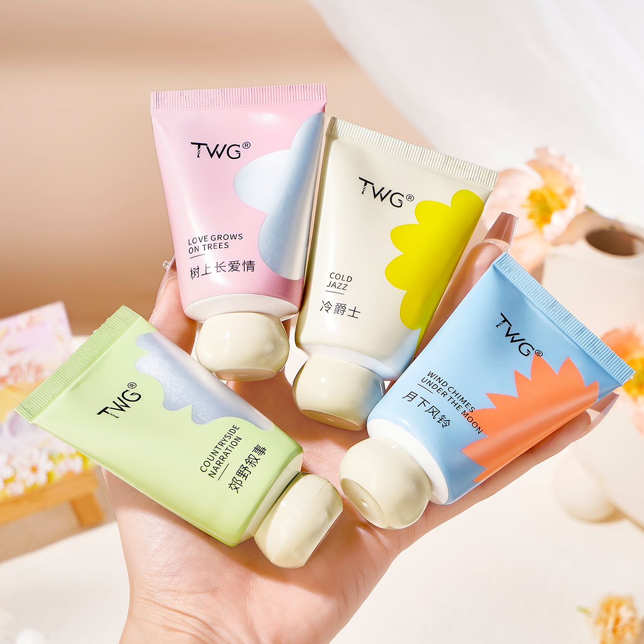 TWG refreshments hand cream Women Ordinary Skin Care Products Hand Care Floral Fragrance Moisturizing Hand Cream